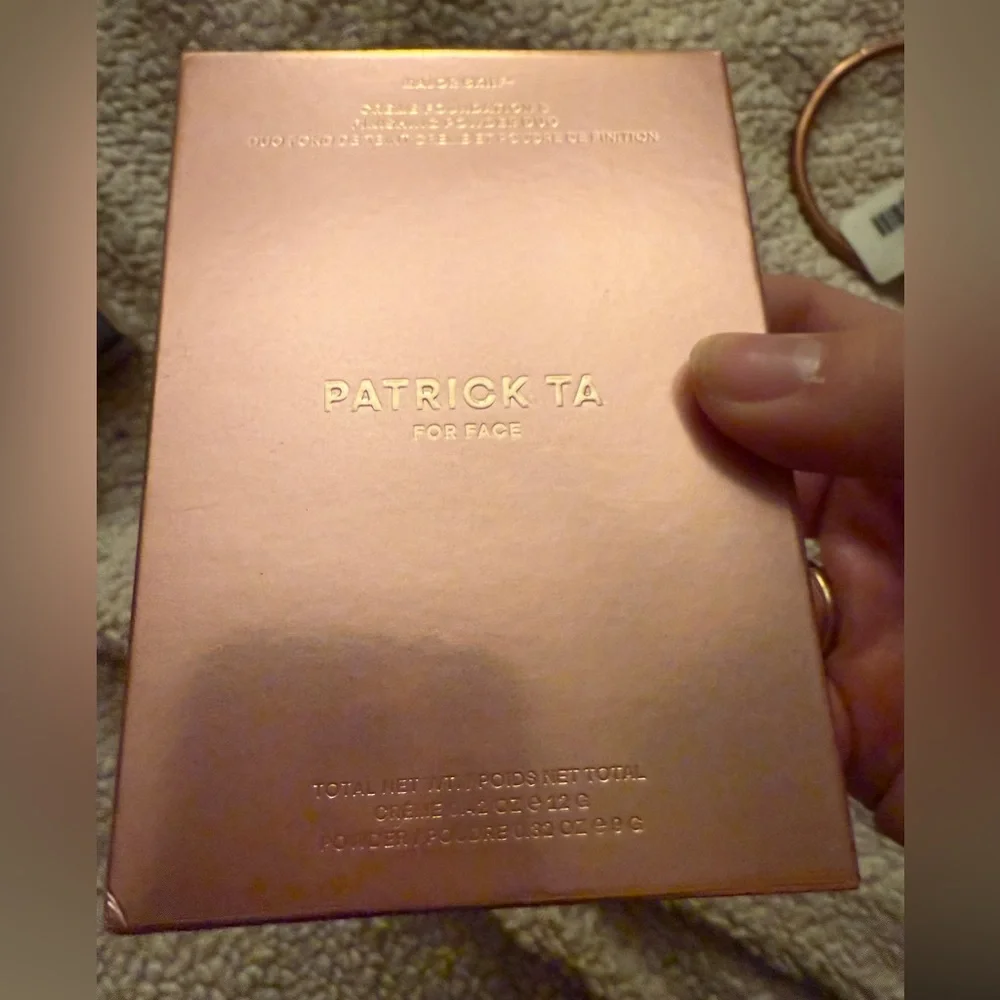🖤2/$50 PATRICK TA Major Skin Crème Foundation & Finishing Powder Duo - Tan 1